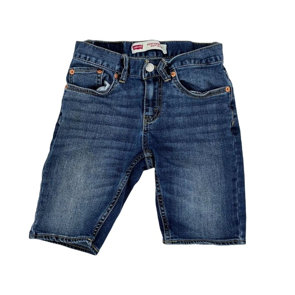 Levi's Lightweight Stretch Performance 511 Slim Jean Shorts Boys Size 8R